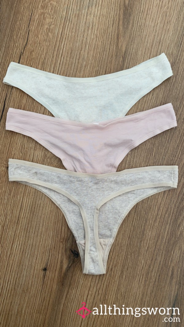 Cotton Thongs