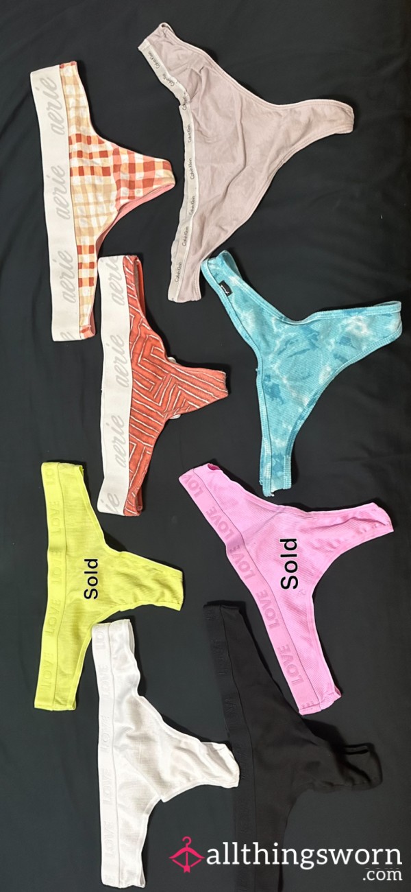 Cotton Thongs, Worn To Work