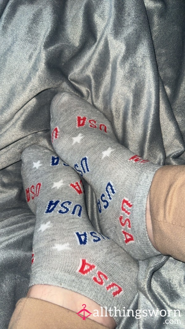 Cotton USA 🇺🇸 Socks •shipping Included In Price•