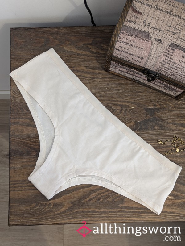 Cream Brazilian Cut Underwear