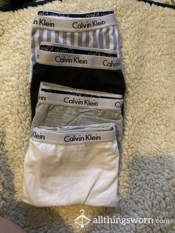 Creamy Calvin Klein Panties (8 Years Of Wear)