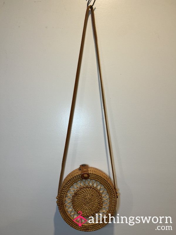 Crossbody Wicker Purse