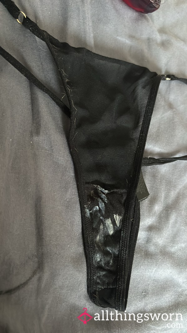 C*m Thongs Black Used