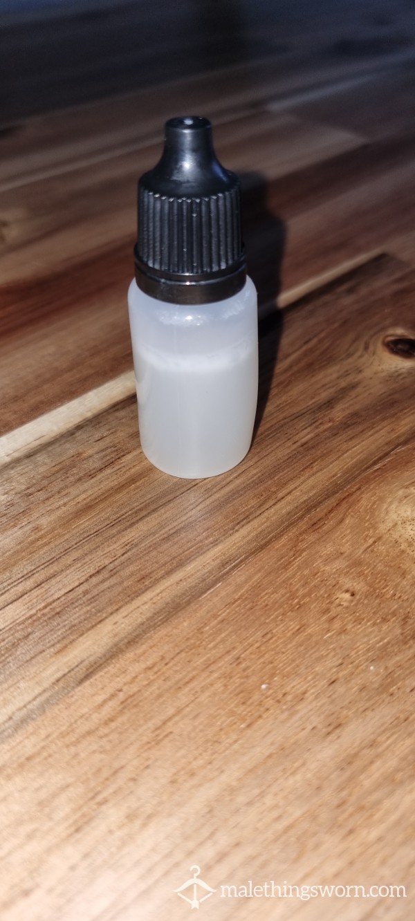 Cum Vial Freshly Produced This Evening!