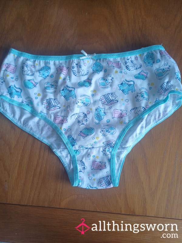 Cute Kitty Girls Panties- Message For Size 😈