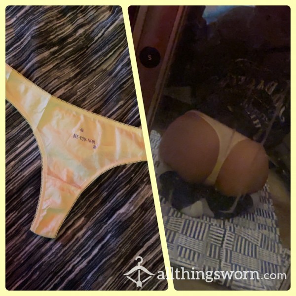 Cute Yellow Bee Thong