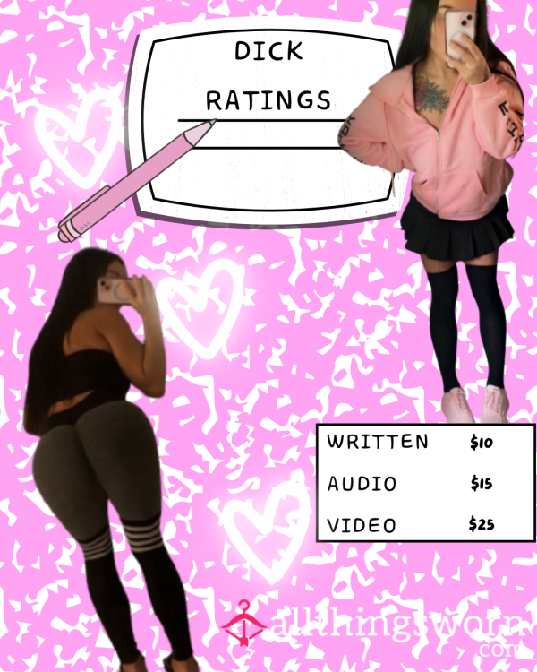 Detailed D*ck Ratings