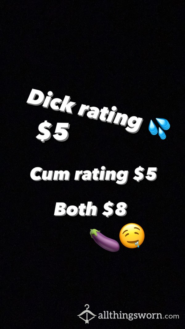 D*ck And C*m Ratings 🤤