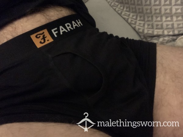 Dirty Black Farah Boxers