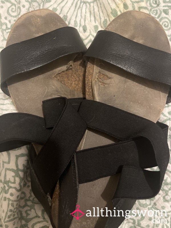 Dirty, Tattered & Soggy Sandals