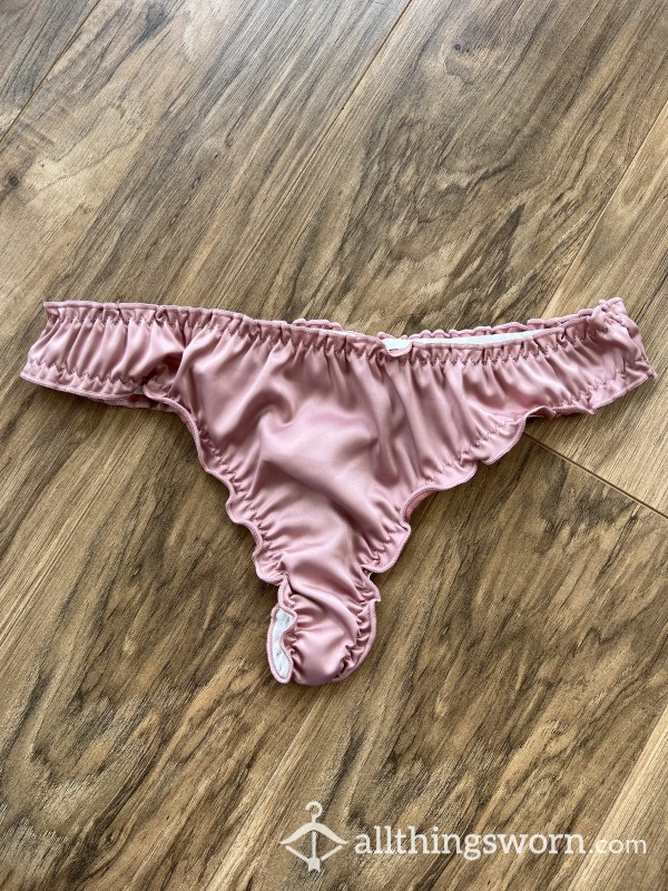 Dusty Pink Silky Satin Panties Xx