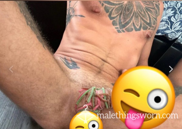 Edible C*ck And Ball Bondage 😜