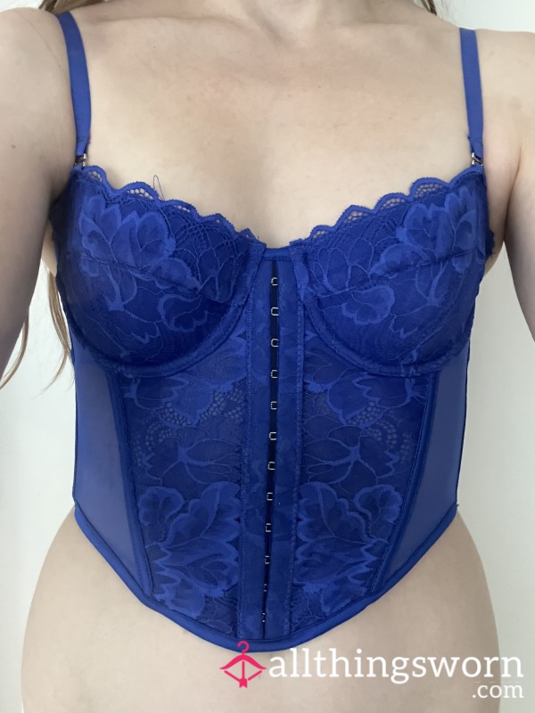 Electric Blue Corset