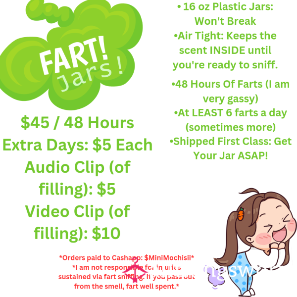 BBW Ga**y Fart Jars