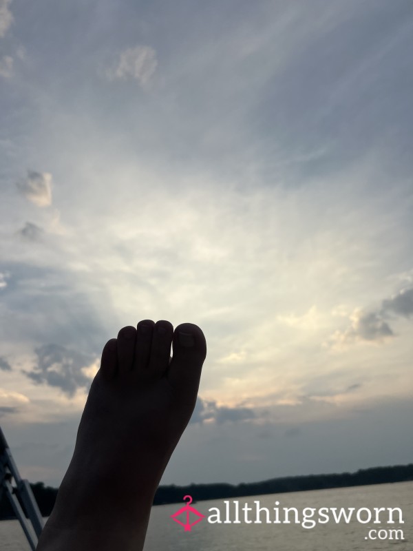 Feet At The Lake