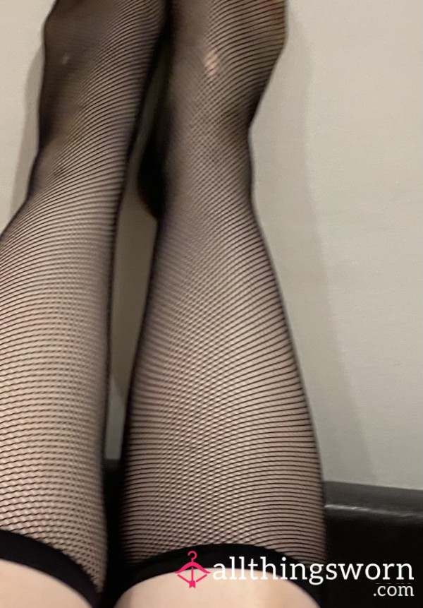 Fishnet Knee Highs