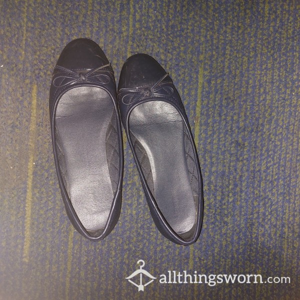 Flat Navy Uniform Shoes