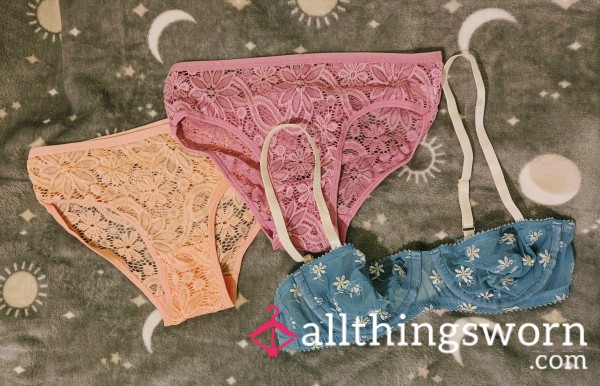 Floral Lace Knickers! 🌼🌸