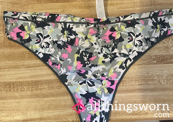 Floral Thong