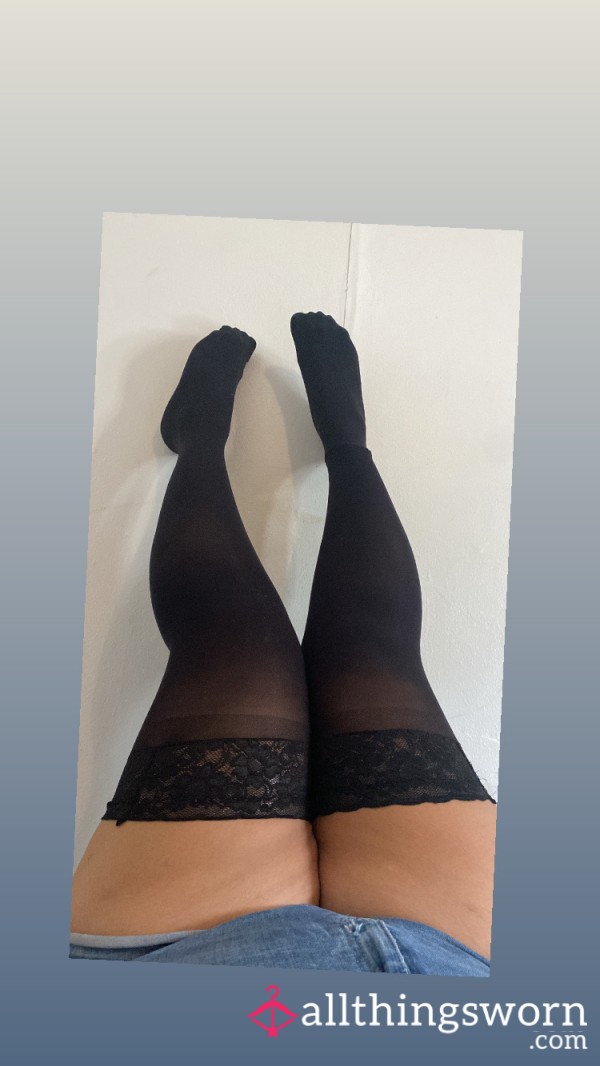 Spread My Legs In Black Stockings🖤