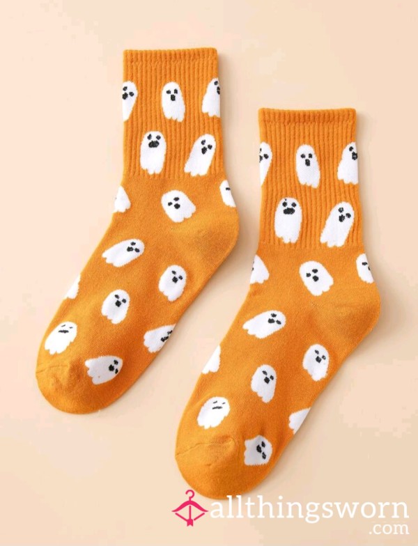 👻Ghost Pattern Mid-calf Socks👻