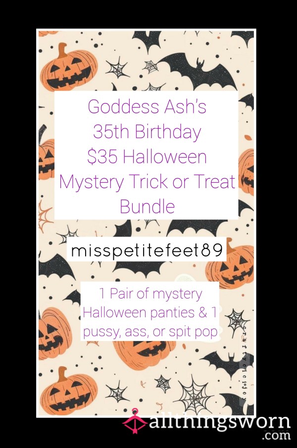 Goddess Ash's Trick Or Treat Mystery Panty Bundle