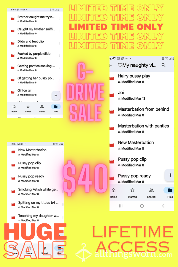 Google Drive Sale!