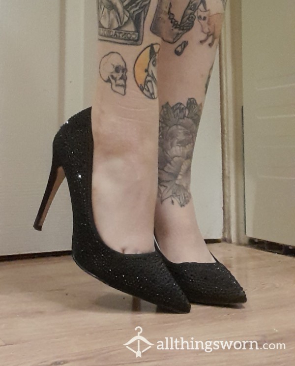 Gothic S**y Stilettos Well Worn In 🖤