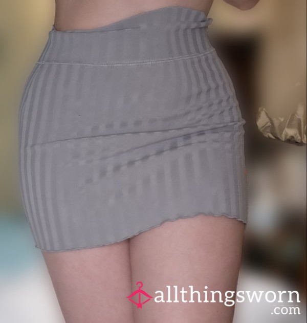 Gray Cover Up Skirt