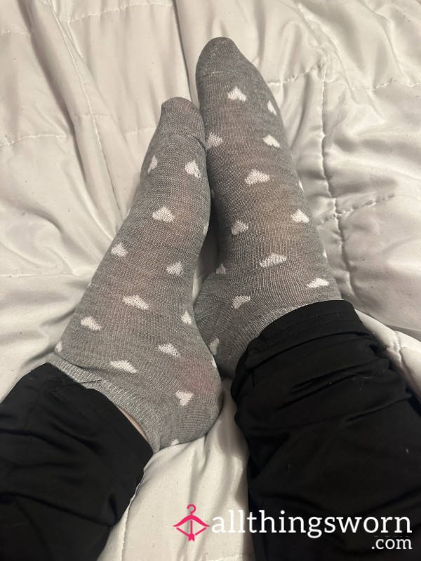 Great Heart Socks(goth Girl)