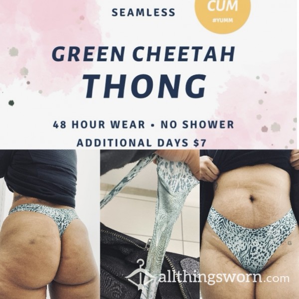 🌟GREEN 48 HOUR VS THONG🌟