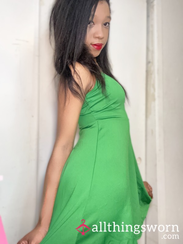 Green Plain Dress