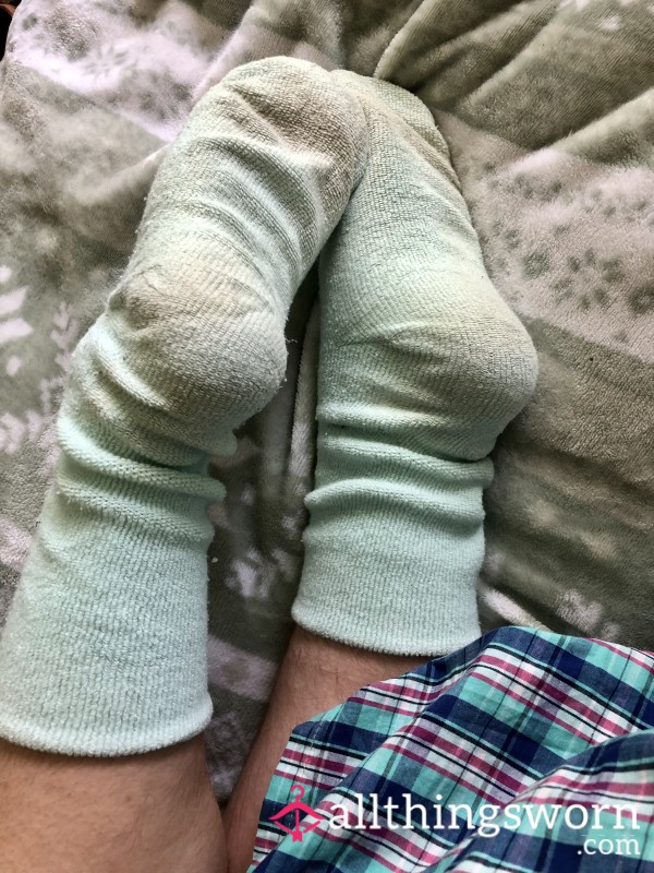 Green Winter Socks