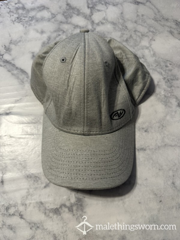 Grey Athletic Moisture Wicking Hat