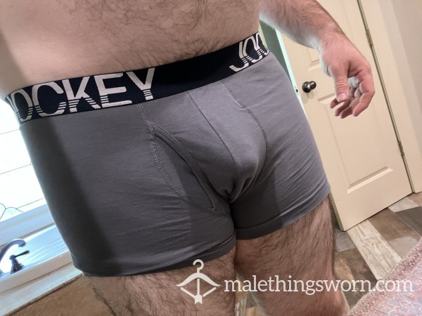 Grey Jockey Boxer Briefs