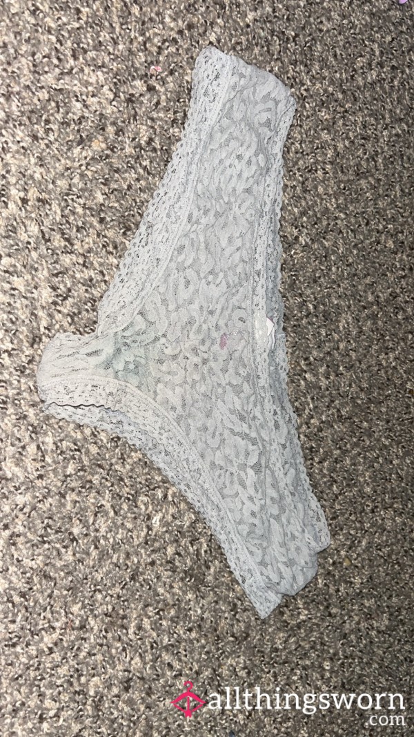 Grey Lace Panties