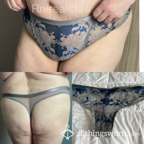 Grey Lace Torrid Thong