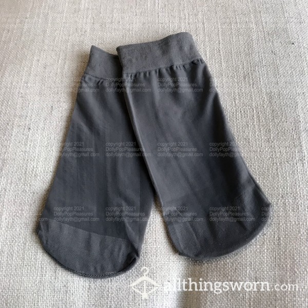 Grey Nylon Socks - 40 Denier