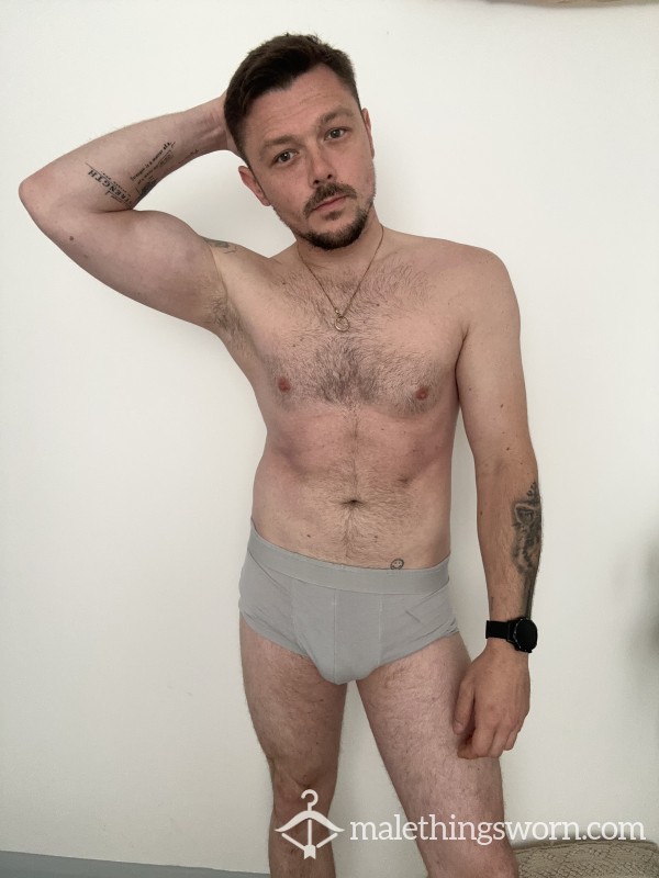 Grey Tight Boxer Briefs