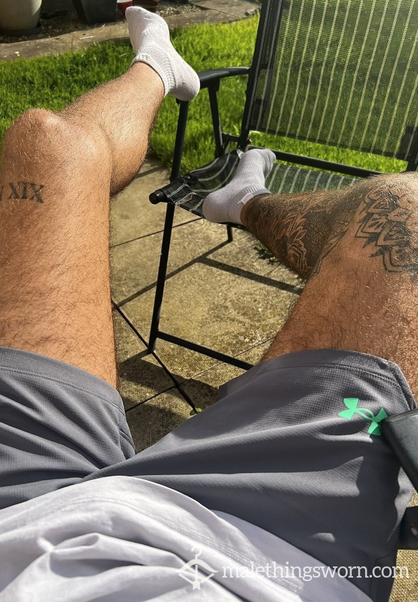 Grey Under Armour Gym Shorts