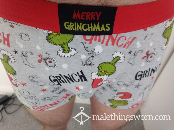 Grinch Christmas Boxers