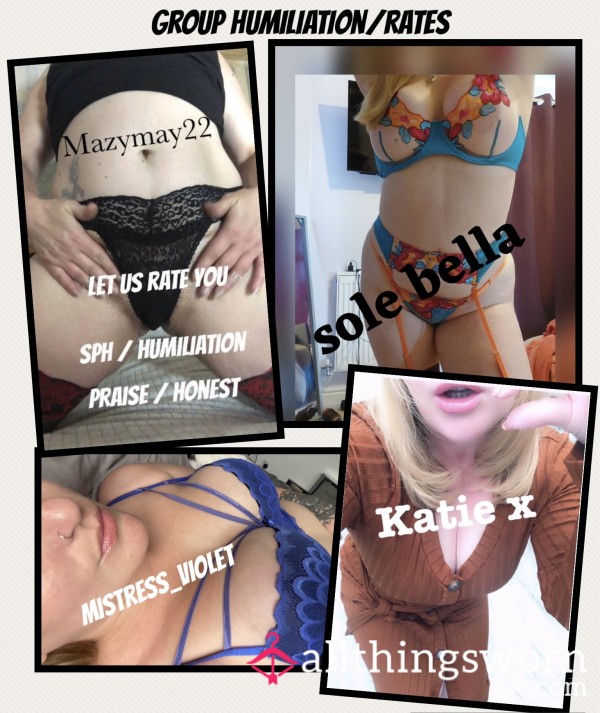 Group Ratings 4 Hot Ladies £10 .SPH/ PRAISE / TRUTHFUL U Decide