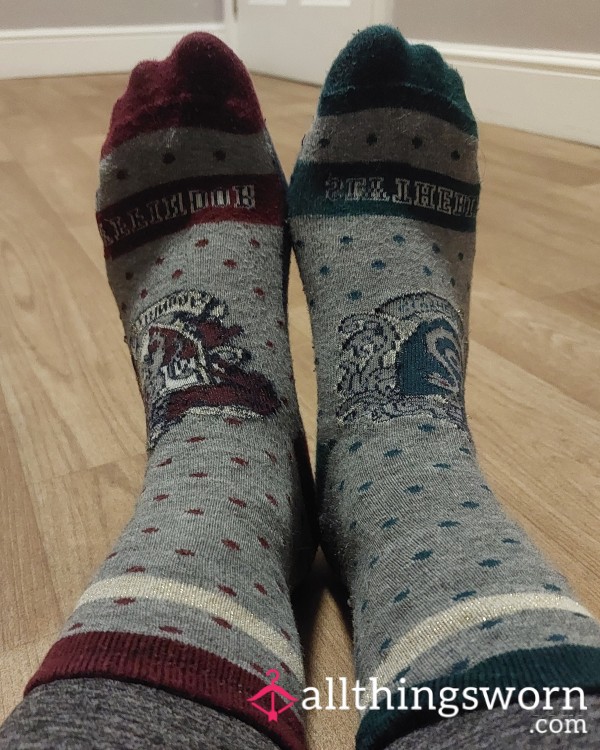 Gryffindor And Slytherin Socks