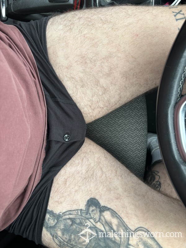 Gym Boxers Soaked In Pre C*m And Sweat