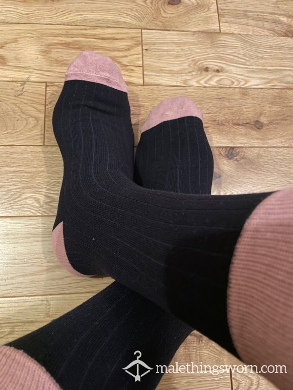 Hackett Luxury Navy Ribbed Office Dress Socks , Want To Sniff A Bit Of Cla**?