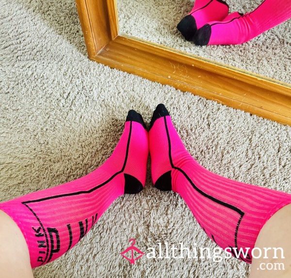 Hot Pink VS Socks 🤭