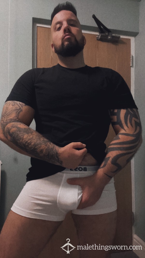 Hugo Boss White Briefs