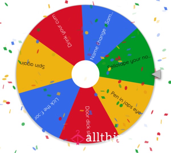 Humiliation Spin Wheel