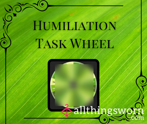 Humiliation Task Wheel