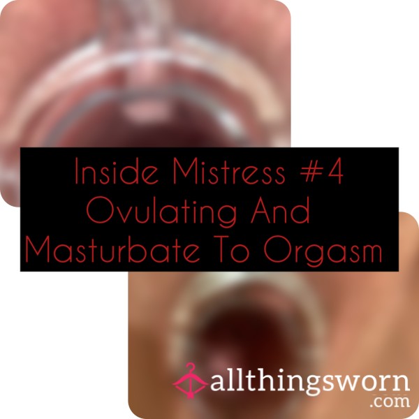 Inside Mistress #4 🖤 Inserting And Opening The Speculum 🖤 M*sturb*te To Orgasm 🖤